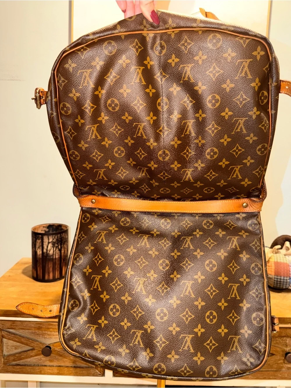 Louis Vuitton Monogram Saumur 35 Vintage